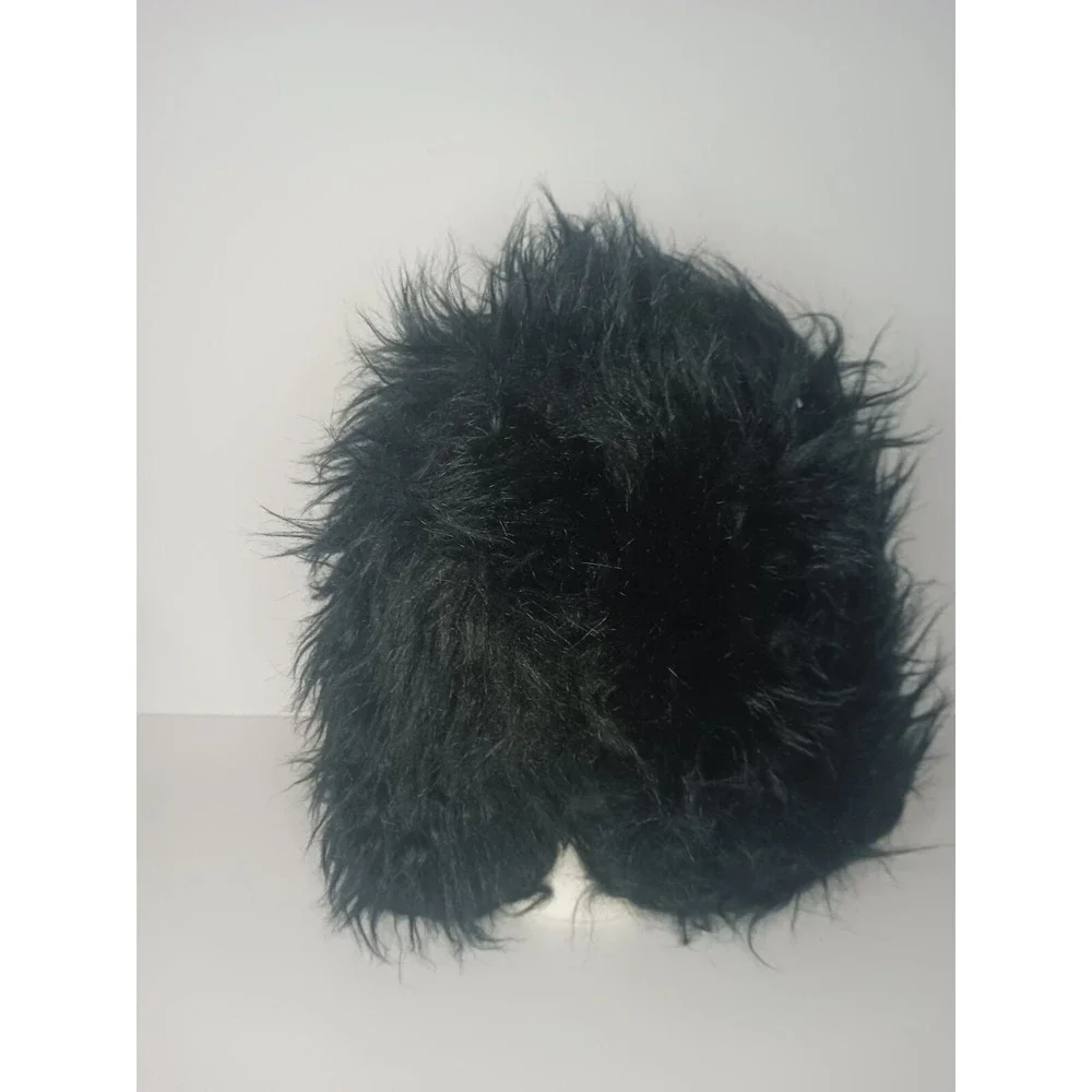 VTG Fun World Two Faced Green Rubber/Latex Mask Halloween Costume Black‎ Hair